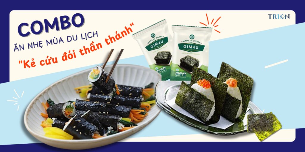 Rong biển ăn liền Gim4u 4gr 16 lốc